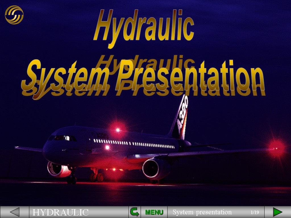 Hydraulic System Presentation MENU